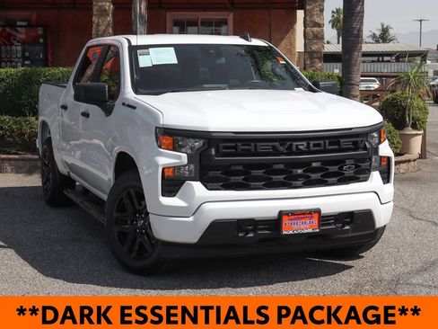 Used 2023 Chevrolet Silverado 1500 Custom w/ LPO, Dark Essentials Package RWD image 2