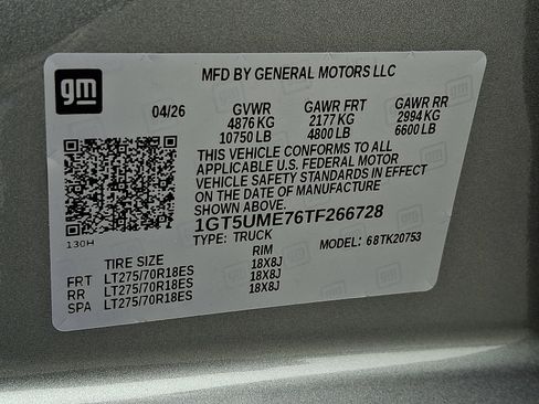 New 2026 GMC Sierra 2500 SLE w/ SLE Value Package; AWD/4WD image 10