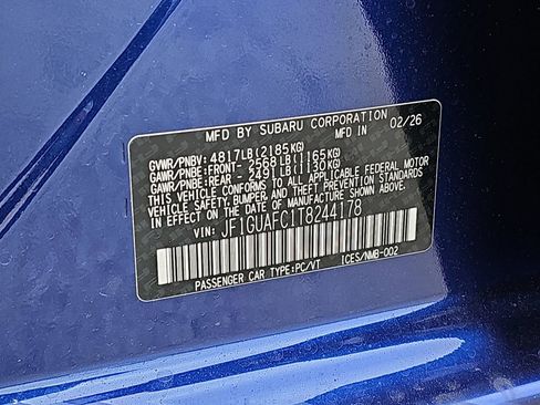 New 2026 Subaru Impreza 2.0i Sport AWD/4WD image 42