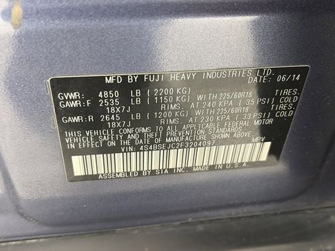 Used 2015 Subaru Outback 3.6R Limited w/ Popular Package #4 image 9