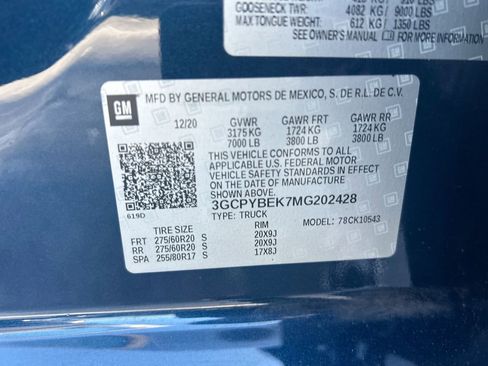 Certified 2021 Chevrolet Silverado 1500 Custom image 34