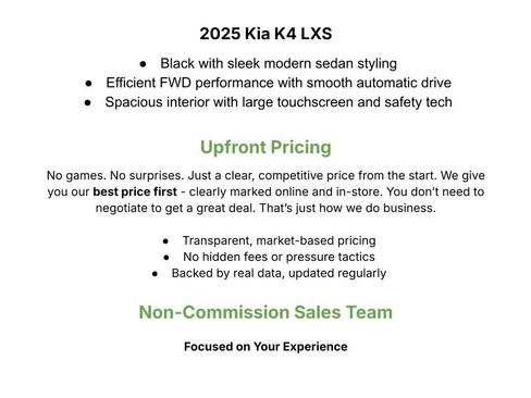 Used 2025 Kia K4 FWD image 3