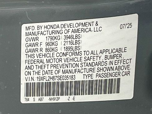Used 2025 Honda Civic Sport image 29
