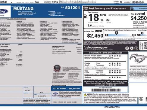 Used 2023 Ford Mustang Mach 1 RWD image 4