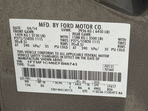 Used 2014 Ford F150 STX w/ Equipment Group 201A Mid RWD image 19