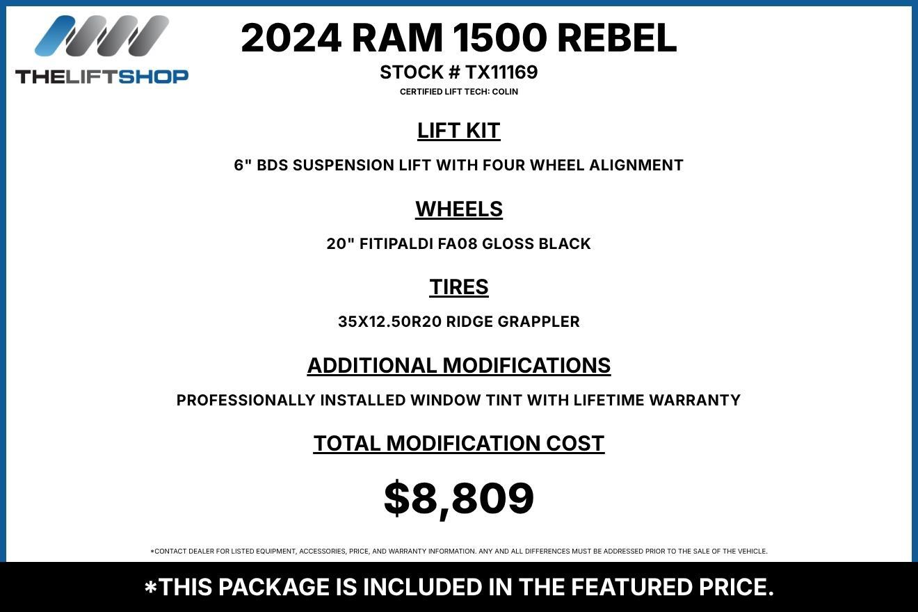 Used 2024 RAM 1500 Rebel w/ Rebel Level 1 Equipment Group AWD/4WD image 2