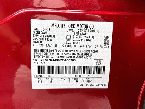 Certified 2023 Ford Edge SEL w/ Convenience Package AWD/4WD image 35