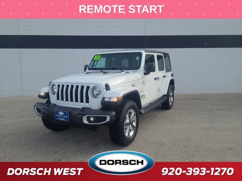 Used 2020 Jeep Wrangler Unlimited Sahara w/ Uconnect 4C Nav & Sound Group image 1