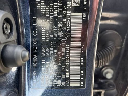 Certified 2019 Honda Civic EX image 10
