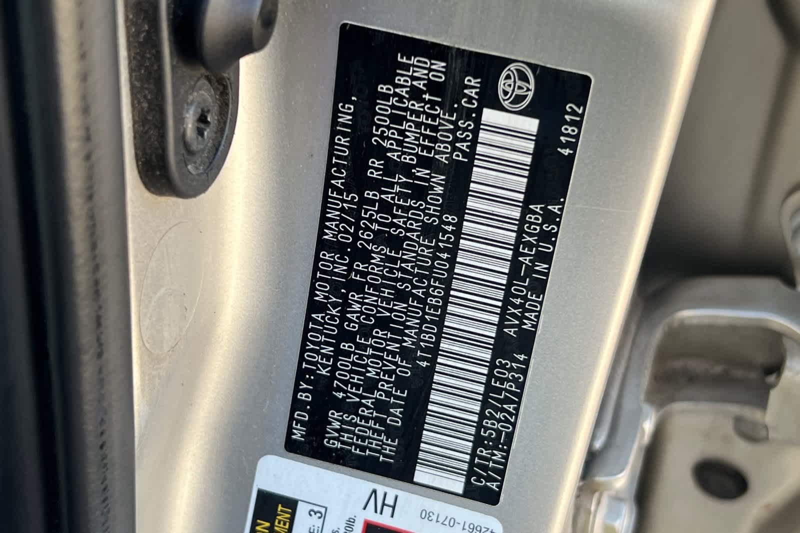 Used 2015 Toyota Avalon XLE Touring FWD image 26
