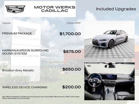 Used 2023 BMW i4 M50 w/ Premium Package image 4