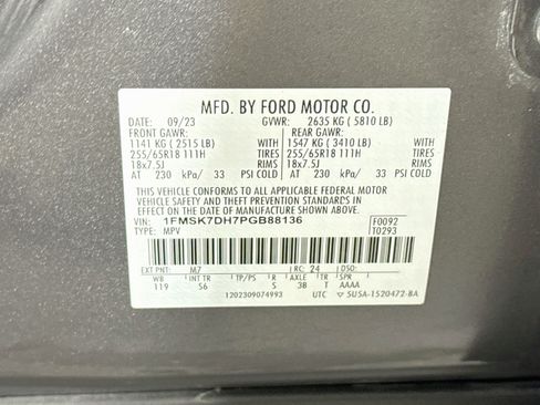 Used 2023 Ford Explorer XLT w/ Equipment Group 202A RWD image 40