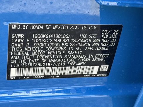 Used 2026 Honda HR-V Sport image 30