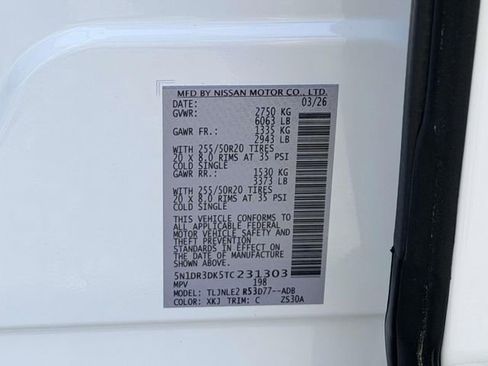 New 2026 Nissan Pathfinder Platinum AWD/4WD image 25