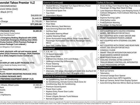 Used 2022 Chevrolet Tahoe Premier w/ Premium Package image 39