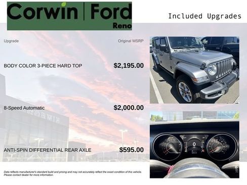 Used 2018 Jeep Wrangler Unlimited Sahara AWD/4WD image 3