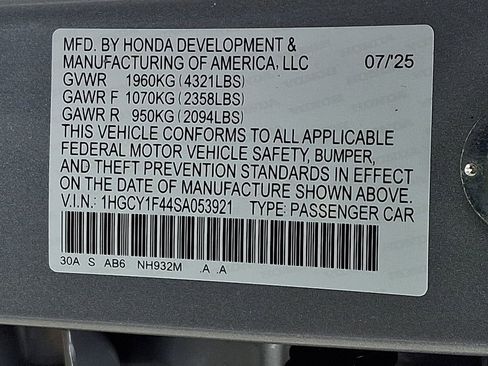 Used 2025 Honda Accord SE image 27