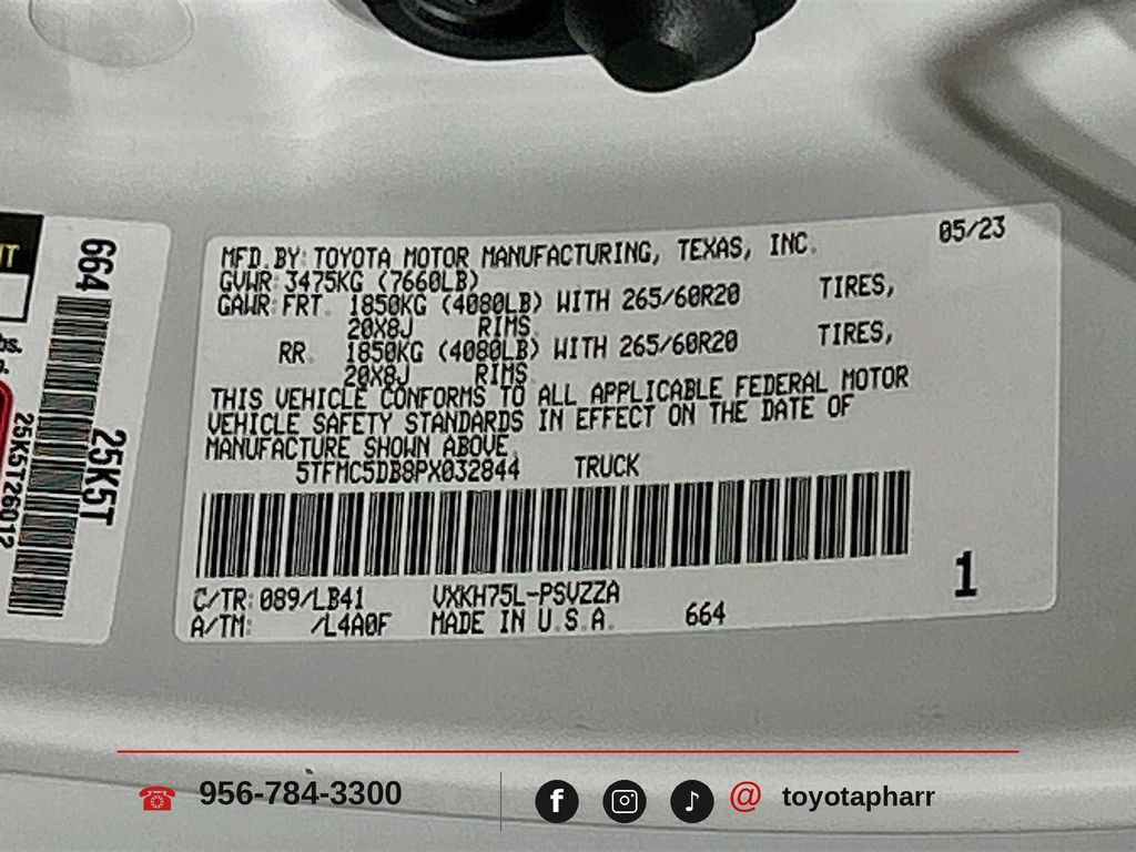 Used 2023 Toyota Tundra 1794 Edition AWD/4WD image 31