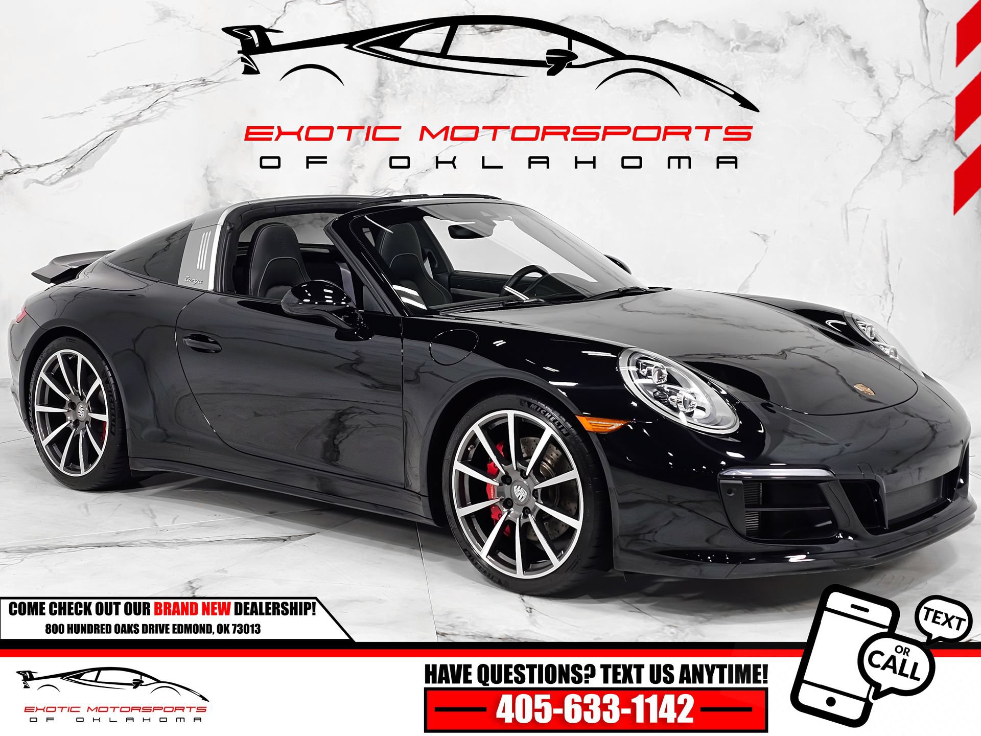 Used 2019 Porsche 911 Targa 4S AWD/4WD image 1