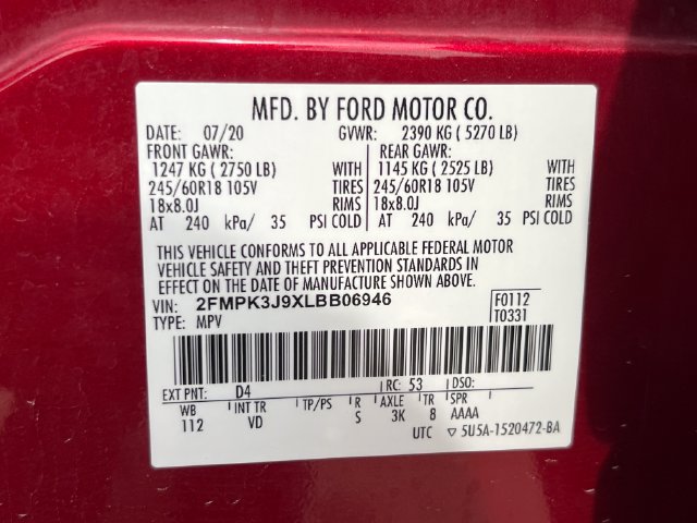 Used 2020 Ford Edge SEL w/ Convenience Package FWD image 38