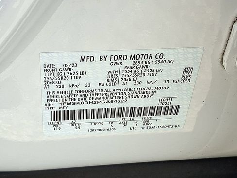 Certified 2023 Ford Explorer XLT w/ Equipment Group 202A AWD/4WD image 27