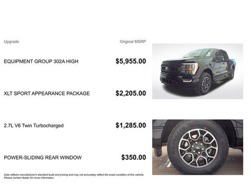 Used 2023 Ford F150 XLT w/ Equipment Group 302A High image 3