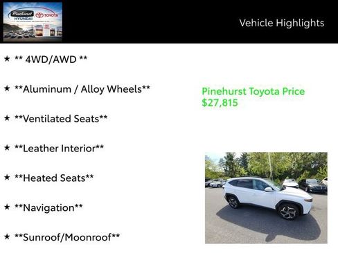 Used 2023 Hyundai Tucson Limited AWD/4WD image 14