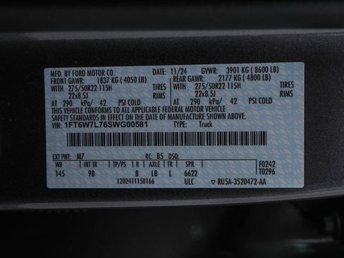 New 2025 Ford F150 Lightning Platinum image 28