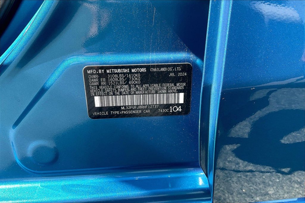 Used 2024 Mitsubishi Mirage G4 ES FWD image 29