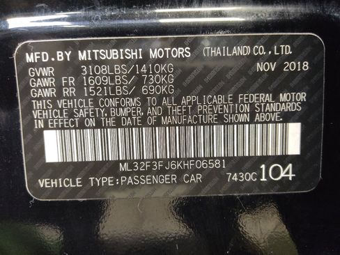 Used 2019 Mitsubishi Mirage G4 ES image 33