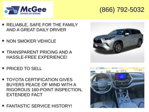 Certified 2023 Toyota Highlander XLE image 4