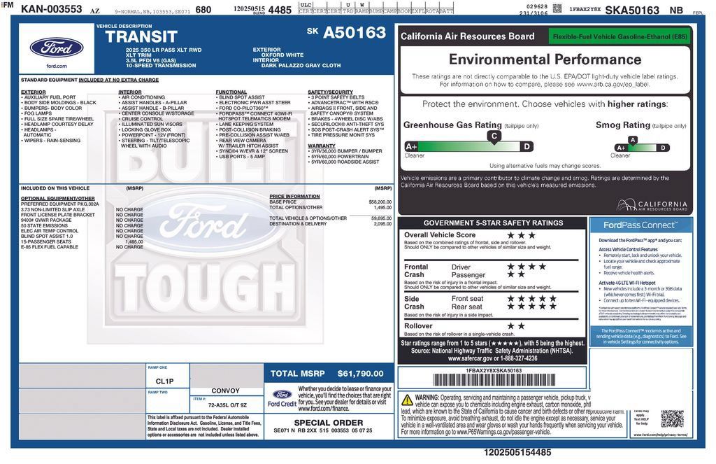Used 2025 Ford Transit 350 XLT RWD image 2