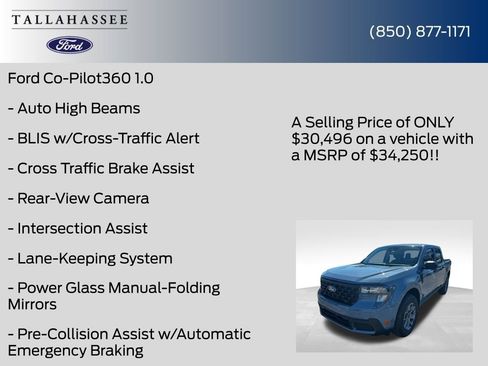 New 2025 Ford Maverick XLT w/ Equipment Group 302A image 11