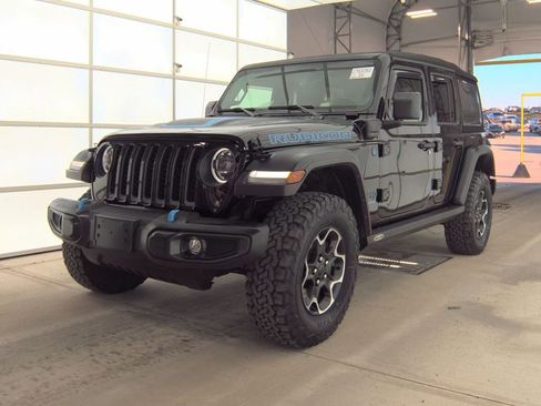 Used 2023 Jeep Wrangler Unlimited Rubicon 4xe w/ Cold Weather Group image 1