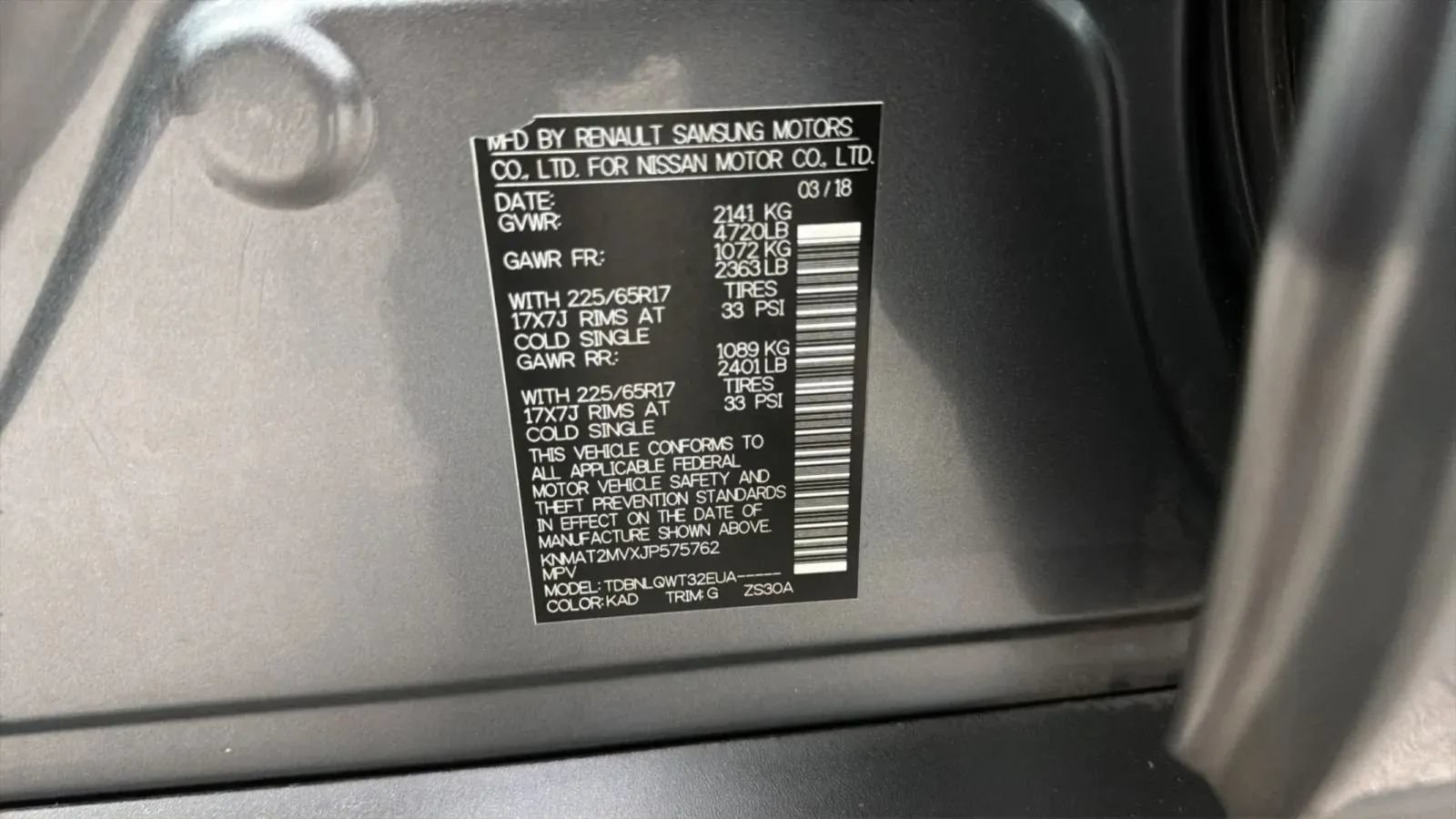 Used 2018 Nissan Rogue SV AWD/4WD image 22