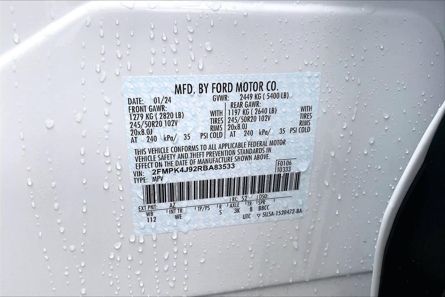 Used 2024 Ford Edge ST-Line AWD/4WD image 33