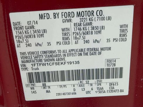 Used 2014 Ford F150 XLT w/ XLT Chrome Package RWD image 31