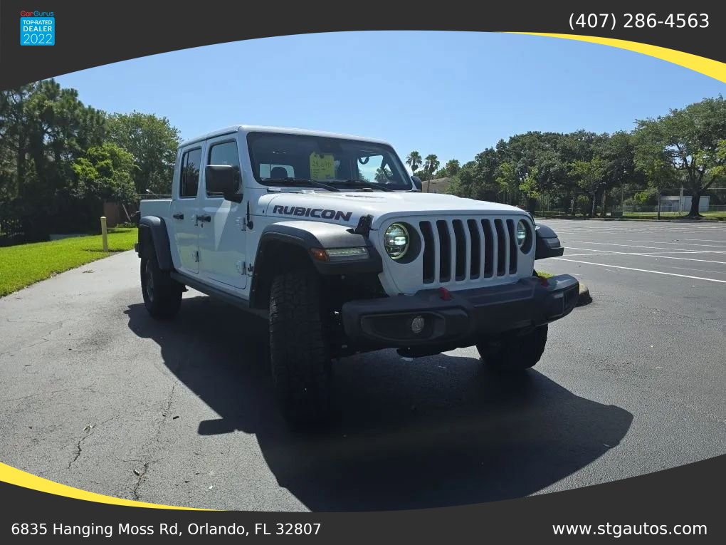 Used 2021 Jeep Gladiator Rubicon w/ LED Lighting Group AWD/4WD image 9