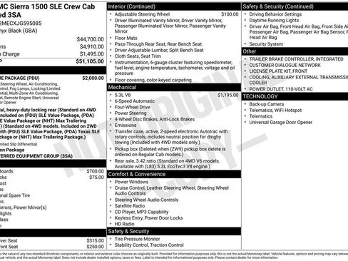 Used 2018 GMC Sierra 1500 SLE w/ SLE Value Package image 15