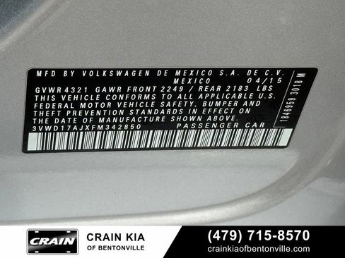 Used 2015 Volkswagen Jetta SE FWD image 33