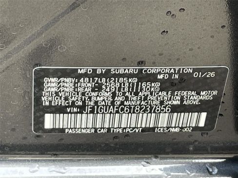 New 2026 Subaru Impreza 2.0i Sport AWD/4WD image 33