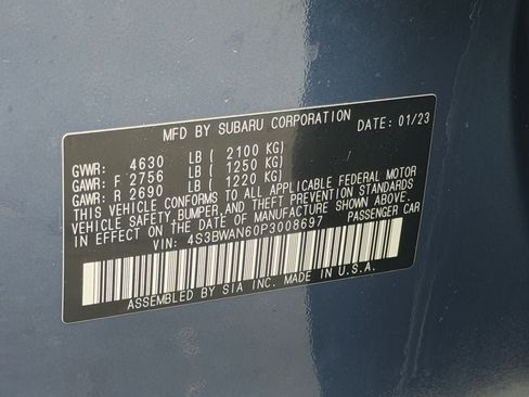 Used 2023 Subaru Legacy Limited AWD/4WD image 36