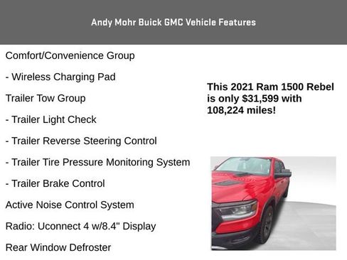 Used 2021 RAM 1500 Rebel w/ Level 2 Equipment Group image 11