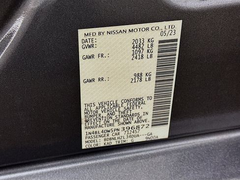 Used 2023 Nissan Altima 2.5 SV image 12