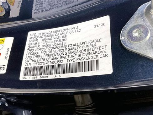 New 2026 Honda Accord SE image 19