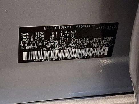 New 2025 Subaru Legacy Premium AWD/4WD image 14