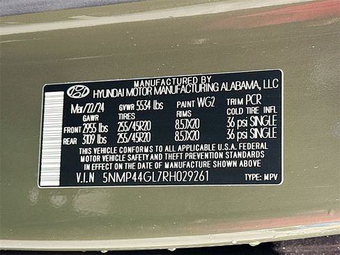 Used 2024 Hyundai Santa Fe Limited image 27