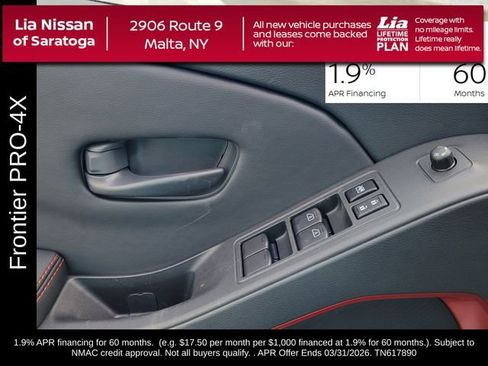 New 2026 Nissan Frontier PRO-4X w/ Pro-4x Convenience Package image 13