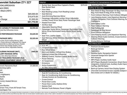 Certified 2024 Chevrolet Suburban Z71 w/ Off-Road Capability Package AWD/4WD image 41