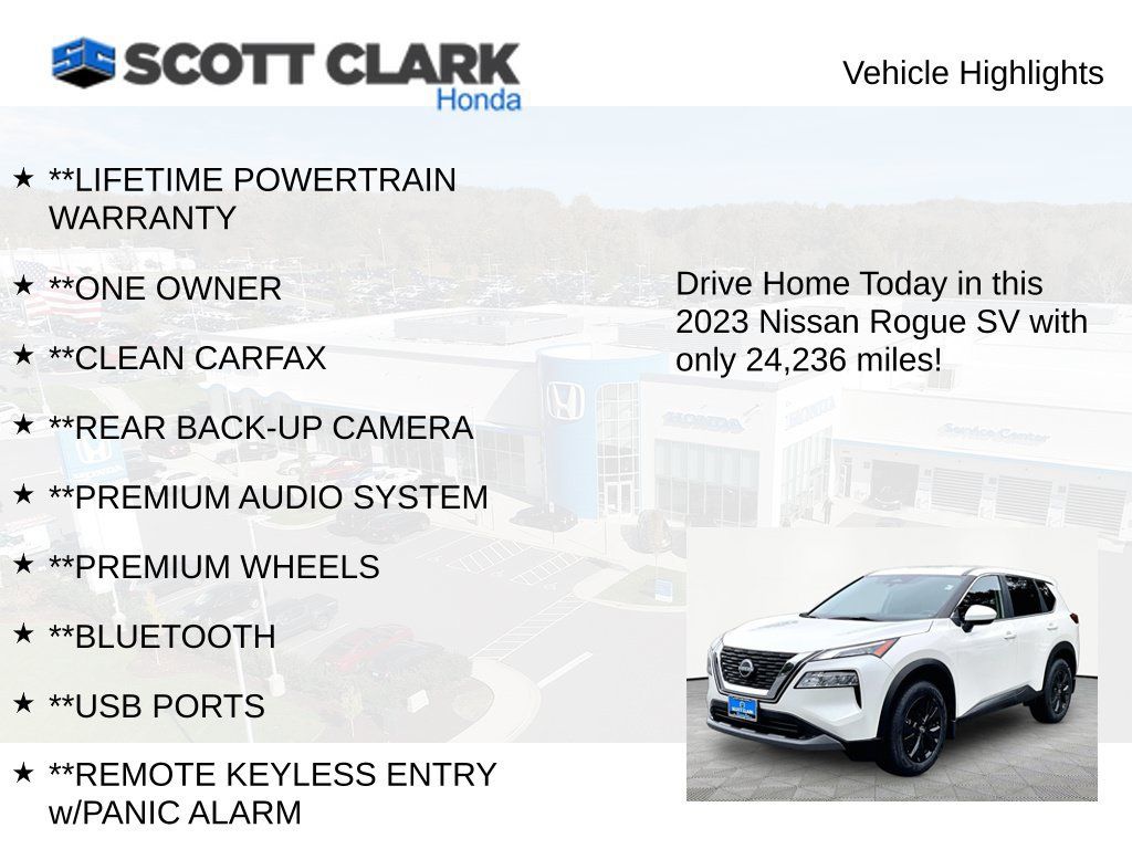 Used 2023 Nissan Rogue SV AWD/4WD image 12